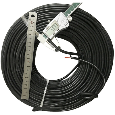 mètre flexible isolé en caoutchouc du câble 100 de 2x1mm/petit pain pour le matériel électronique