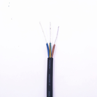 Câble en caoutchouc de noyau en caoutchouc du câble isolé 3 de H05RN-F 3x0.75mm2