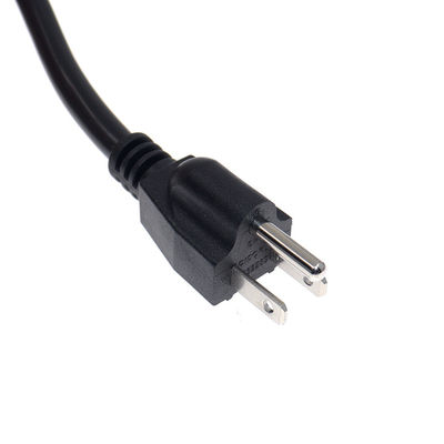qualité  OEM UL Power Cord 3pin Pure Copper Core SJT SVT  SJTW SJTO Cable usine