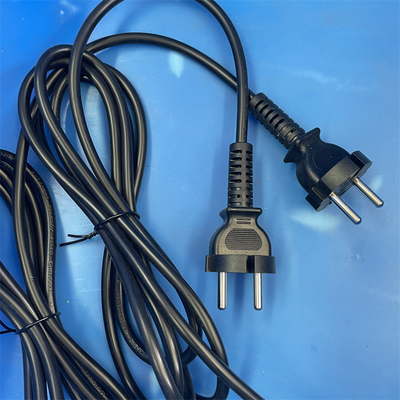 Le secteur CORDON la corde de courant alternatif de VDE H05VV-F 2X0.75mm avec la prise