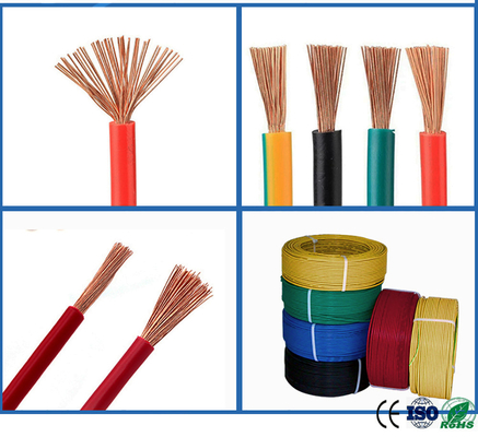 Le bas PVC de résistance a isolé le câble blindé de PVC du câble flexible 1mm