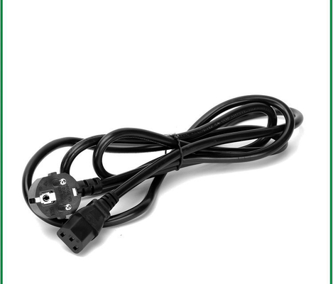 Cordon de secteur de VDE C15 du CEI 60320 de Pin de l'Européen 2 CEE7/7 Schuko Plu